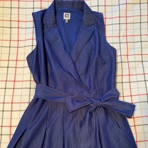 Ann Klein Navy Blue Dress
